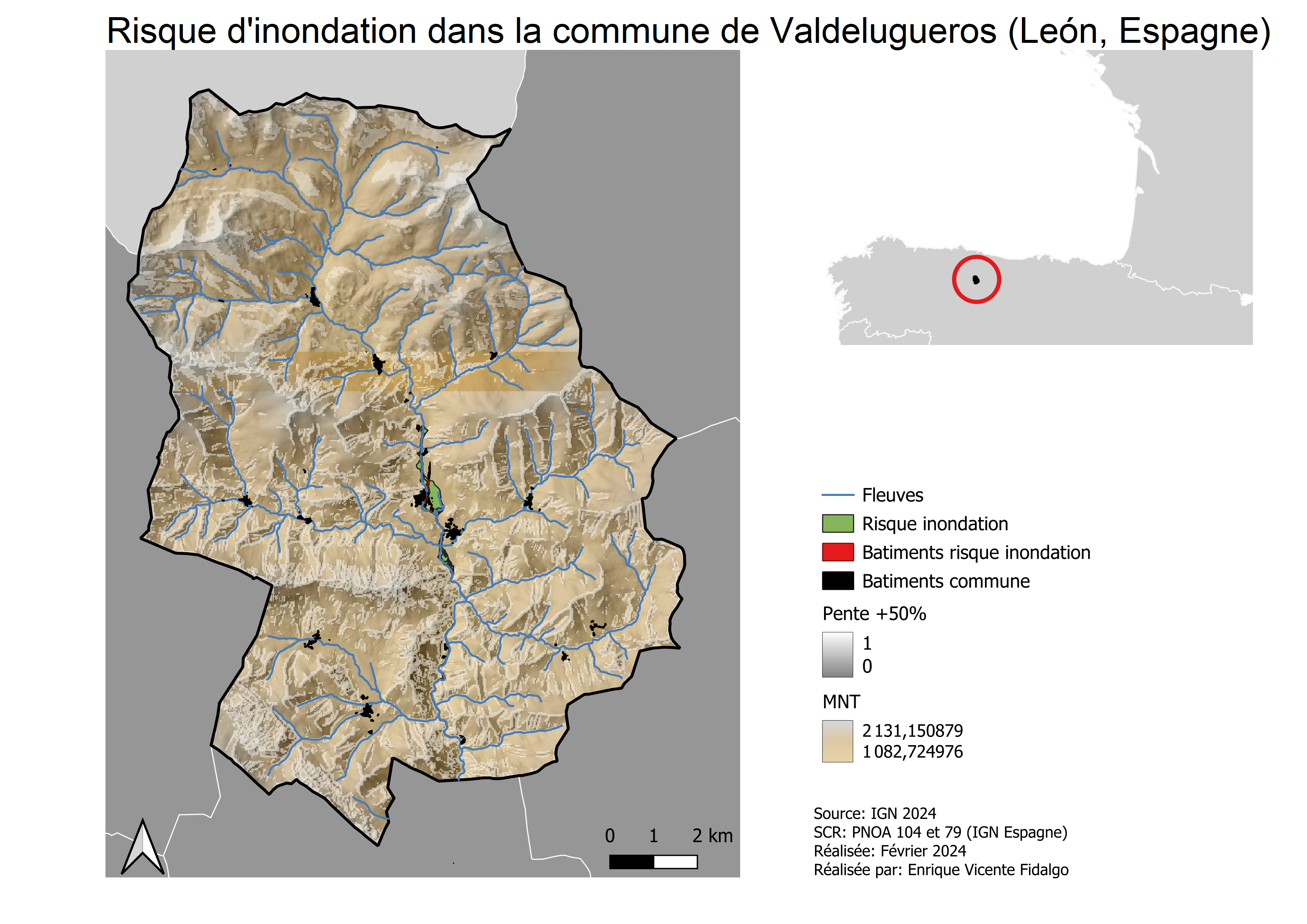 Risque d'inondation en Valdelugueros